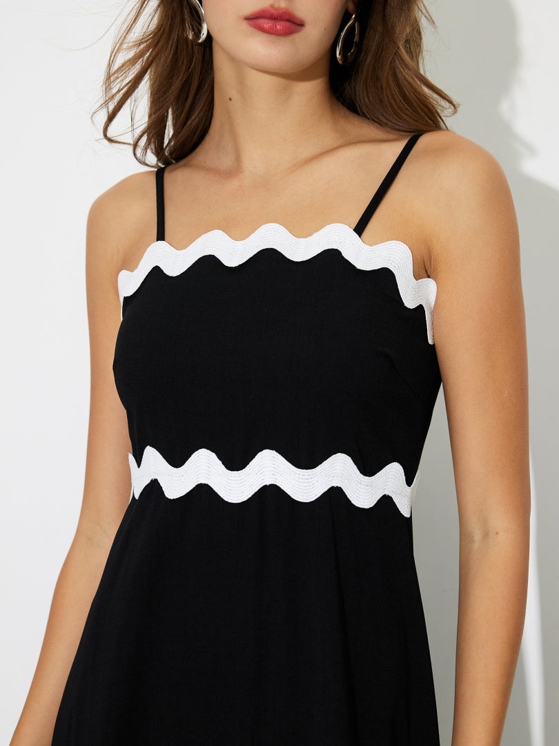 Smocking A-Line Dress 118540