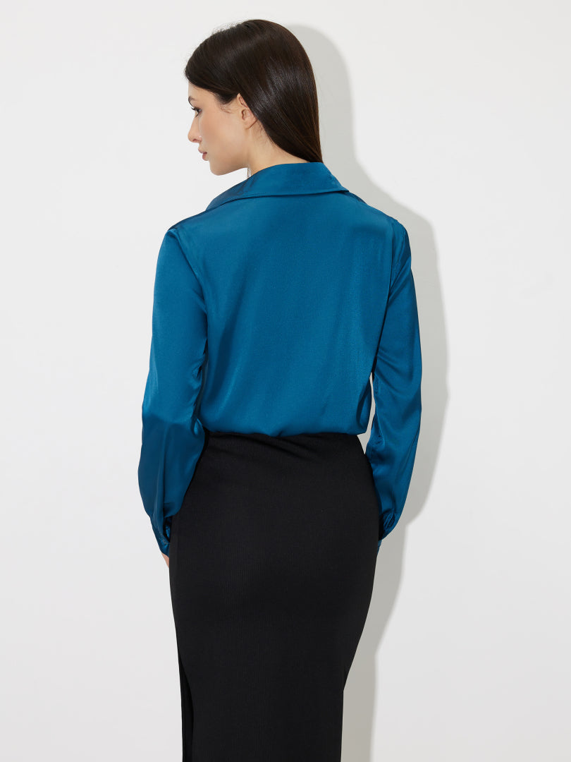 Placket Blouse 119398