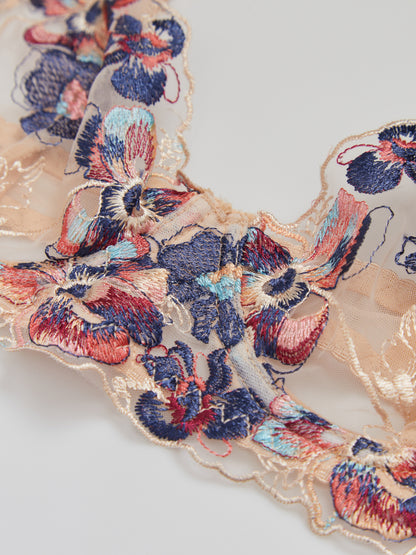 Embroidered Bra & Panty Set 116705