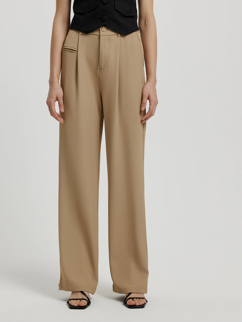 Darted Straight Leg Trousers 111243
