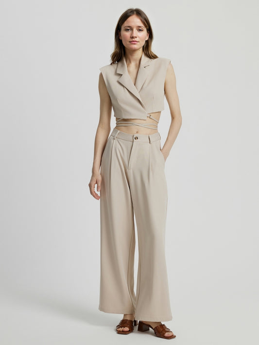Tied Top And Trousers Co-ord Set 112047