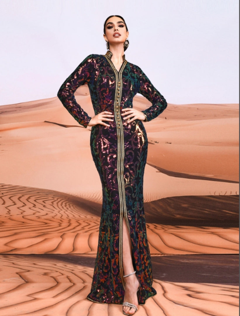 Sequinned Arabian Dresses 1307972