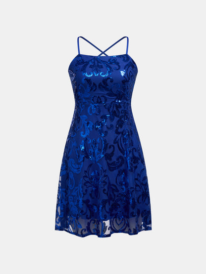 Open Back A-Line Dress 1296012