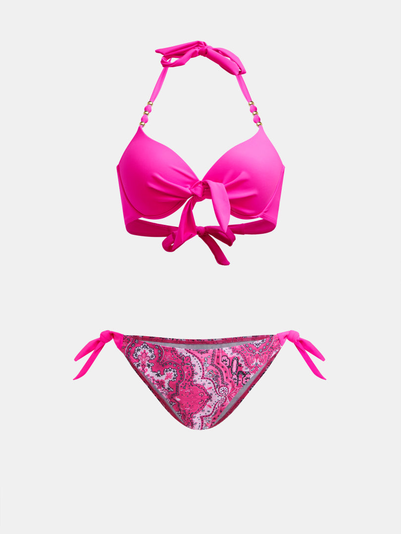 Color Block Bikini Set 1264002