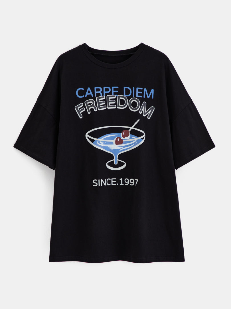 Printed Pullover T-Shirt 1251732