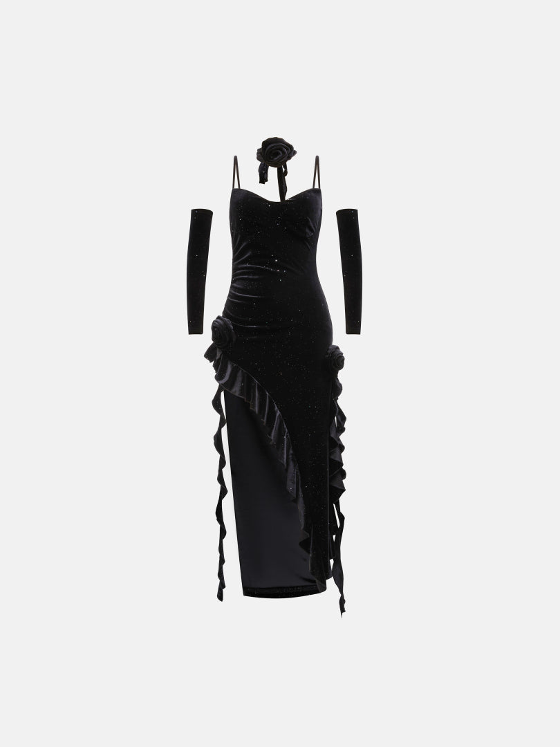 Asymmetric Bodycon Dress 1248882