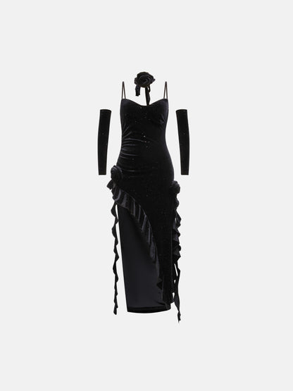Asymmetric Bodycon Dress 1248882