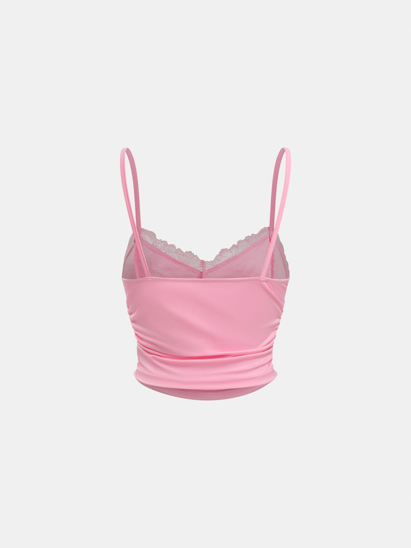 Lace-trimmed Tank Top 1293932