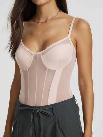 Patchwork Bodysuit 115639