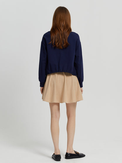 Buttoned A-Line Skirt 113098