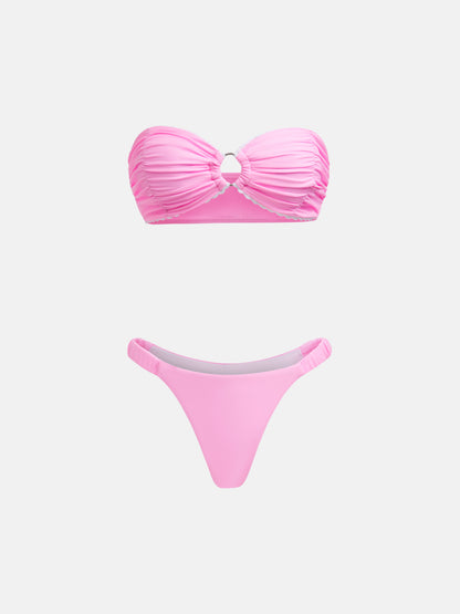 Color Block Bikini Set 1264612