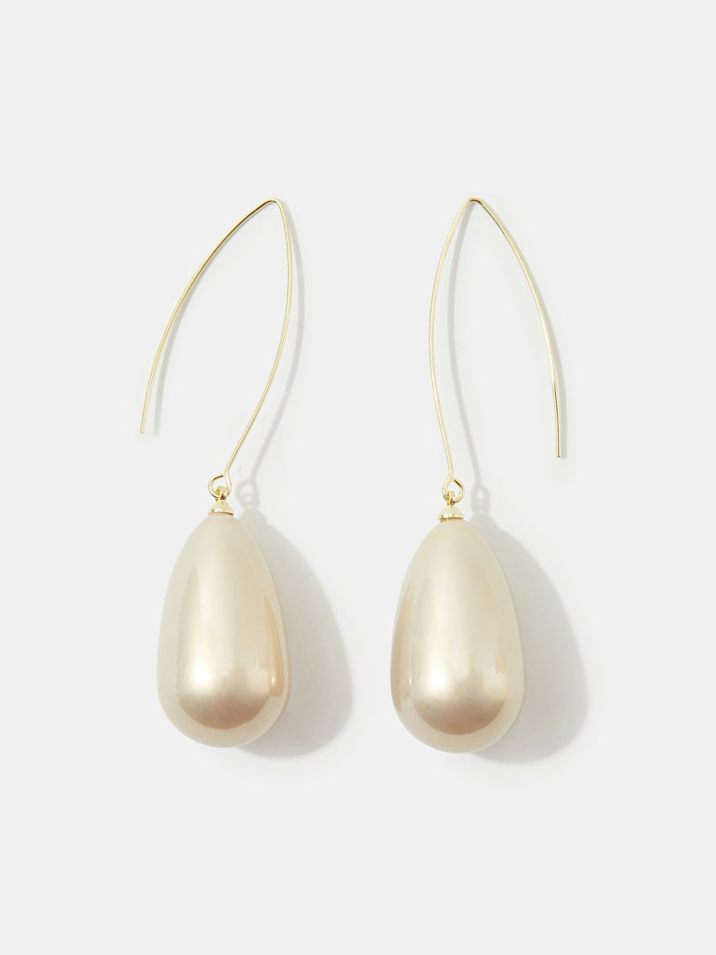 FOR MOM Water Drop Artificial Pearl Earrings 1231581