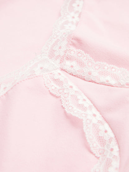 Lace-trimmed Top 1245682