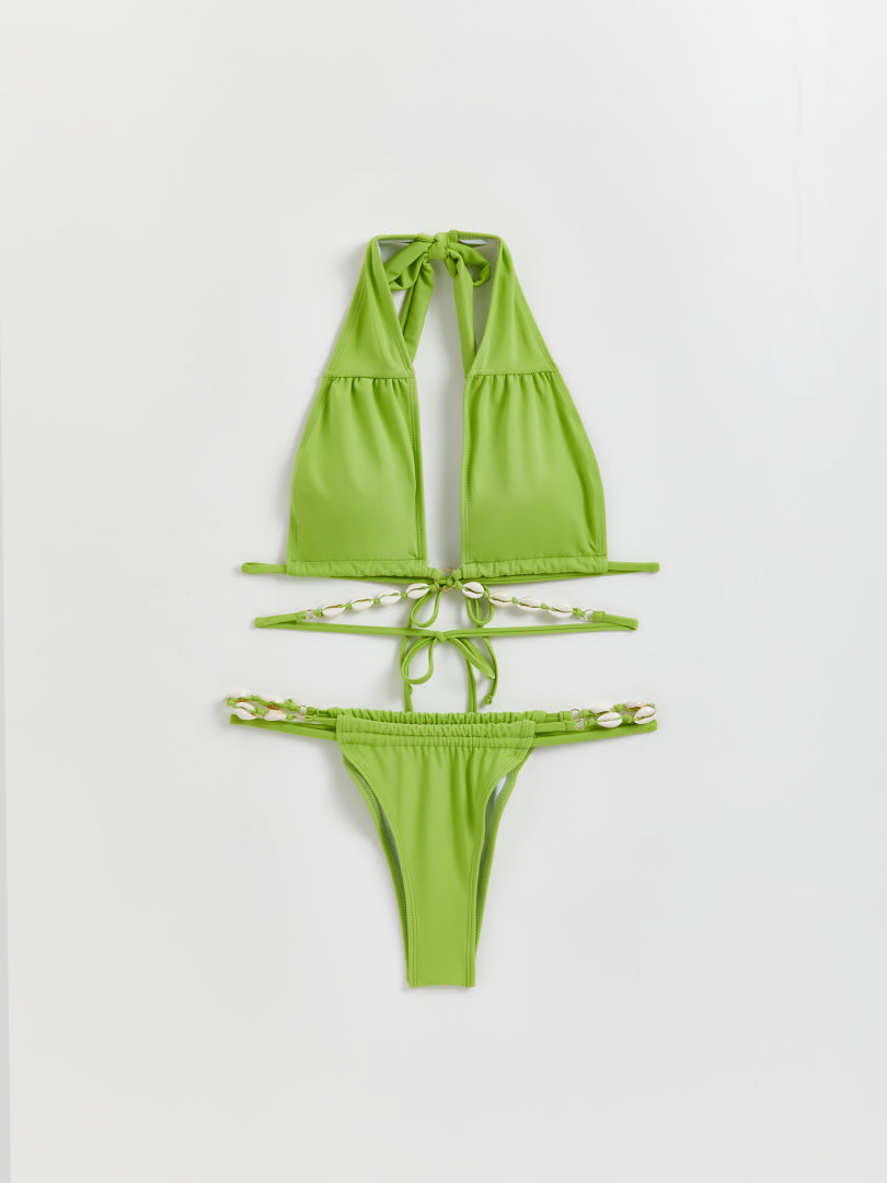 Cross Strapped Bikini Set 110230