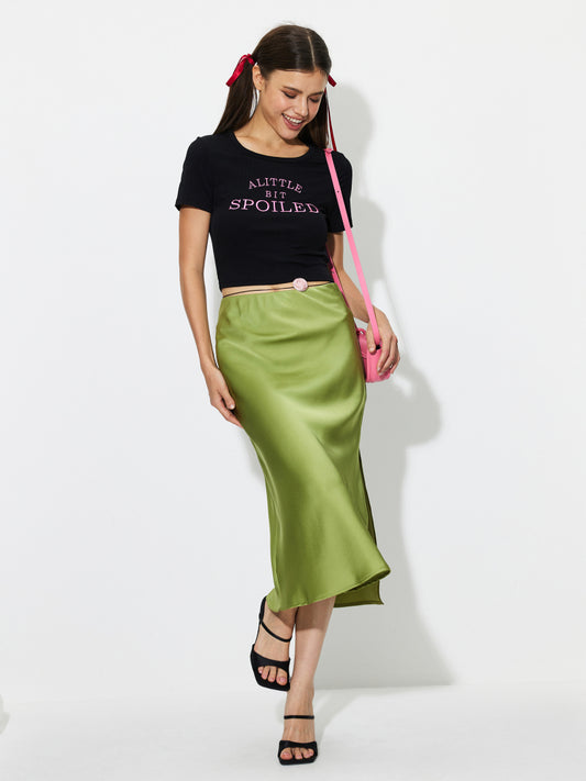 Slit Straight Skirt 1252382