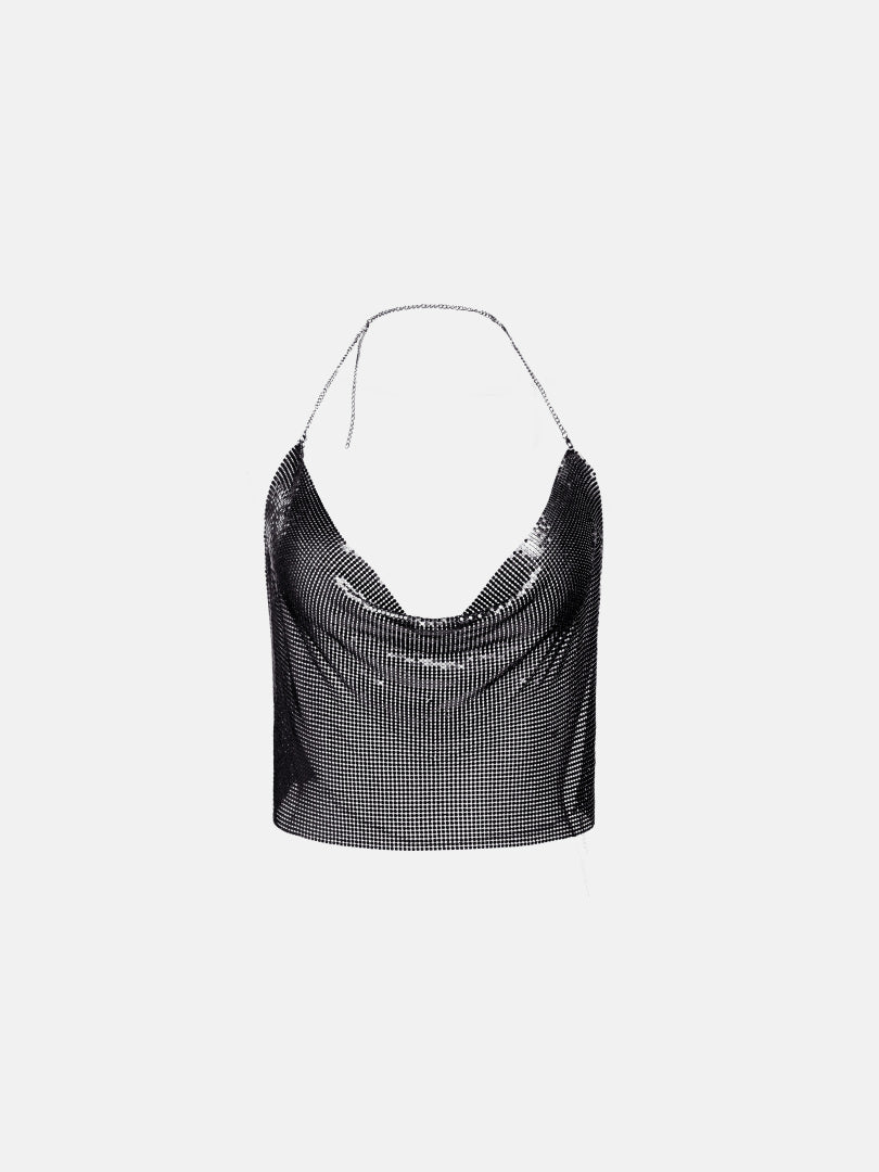 Open Back Halter Top 1244412