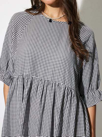 Ruffle A-Line Dress 1274502
