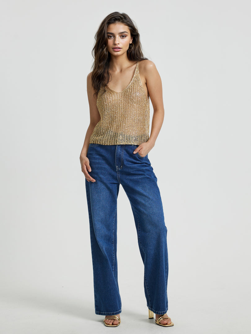 Straight Leg Jeans 113829