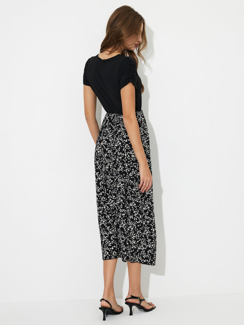 Patchwork A-Line Dress 120266
