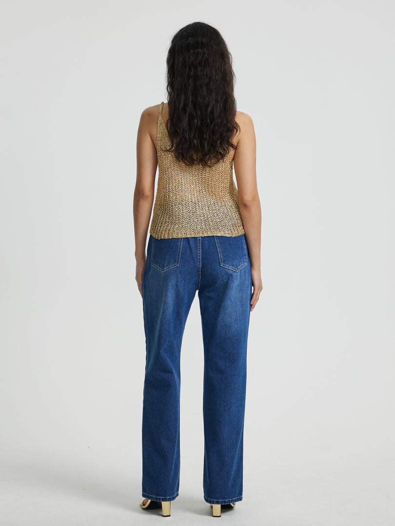 Straight Leg Jeans 113829