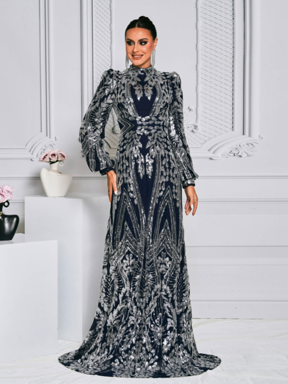 Ruffle Arabian Dresses 1284052
