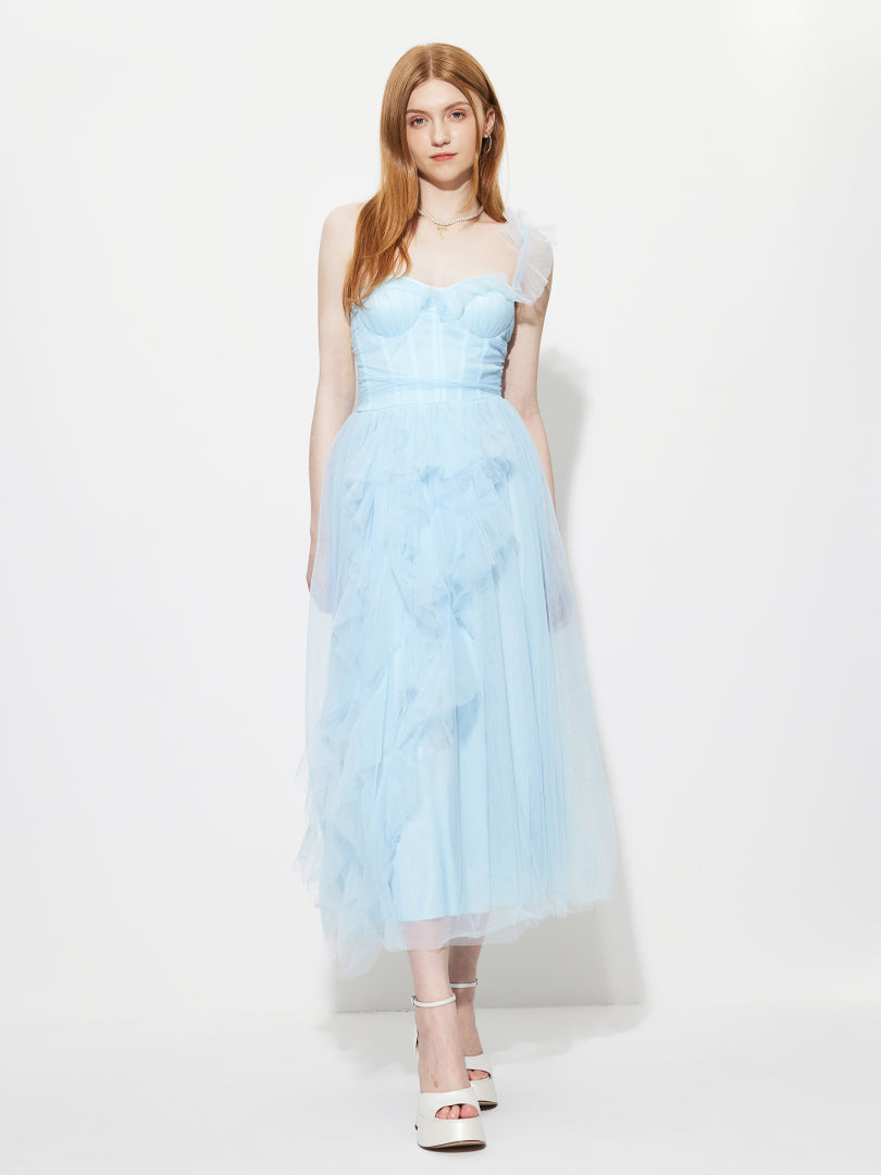 Ruffle A-Line Dress 1272482