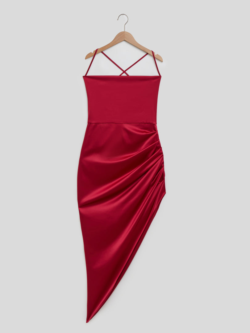 Gathered Slip Dress 116883