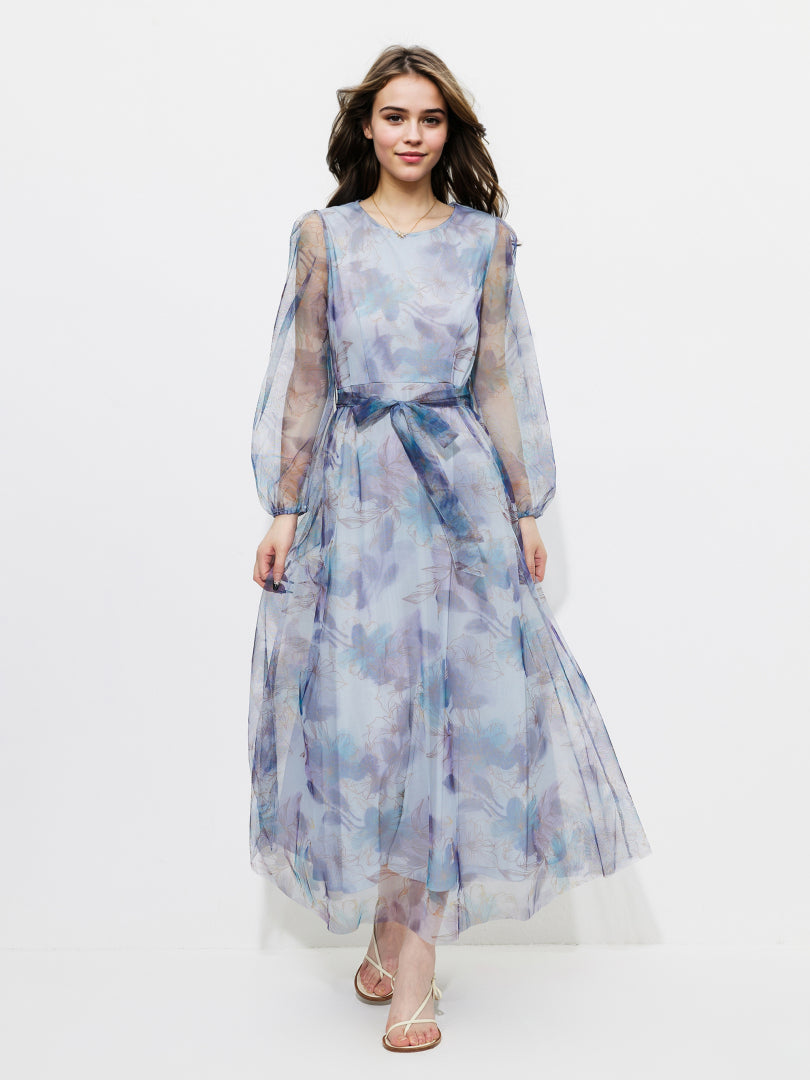 Patchwork A-Line Dress 1257282