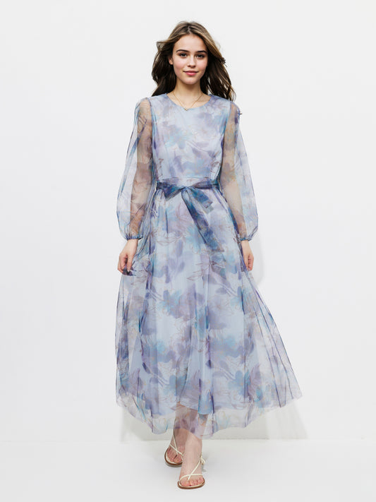 Patchwork A-Line Dress 1257282