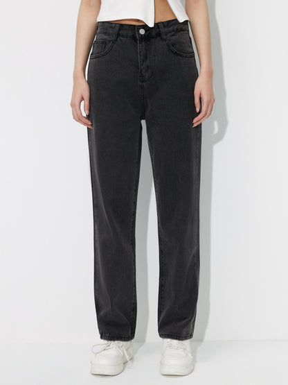 Straight Leg Jeans 118452