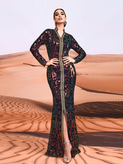 Sequinned Arabian Dresses 1307972