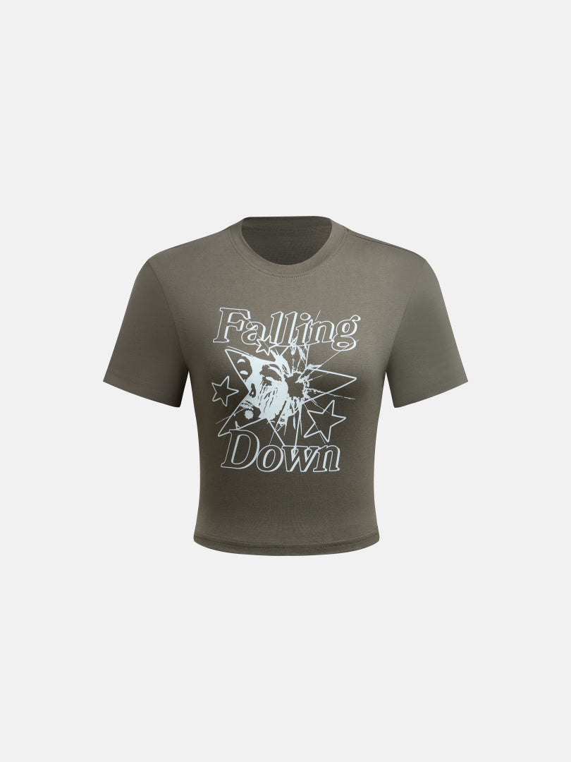 Printed Pullover T-Shirt 1255762