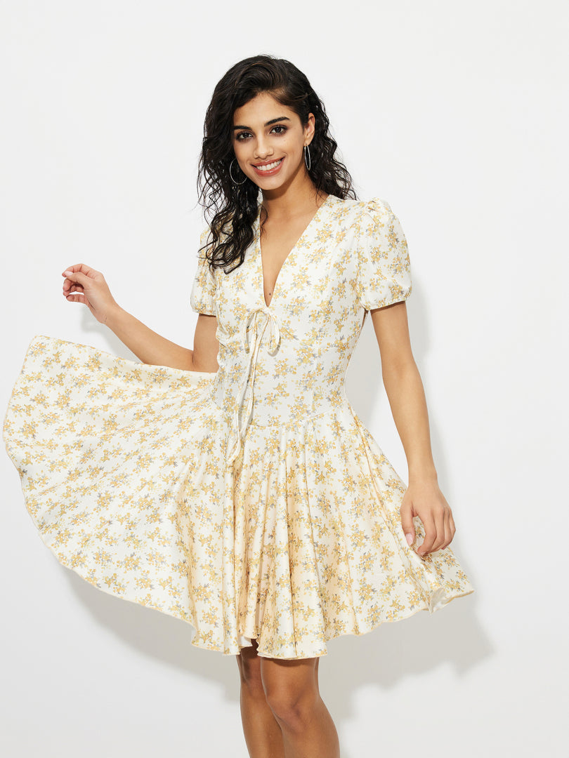 Tied A-Line Dress 1262662