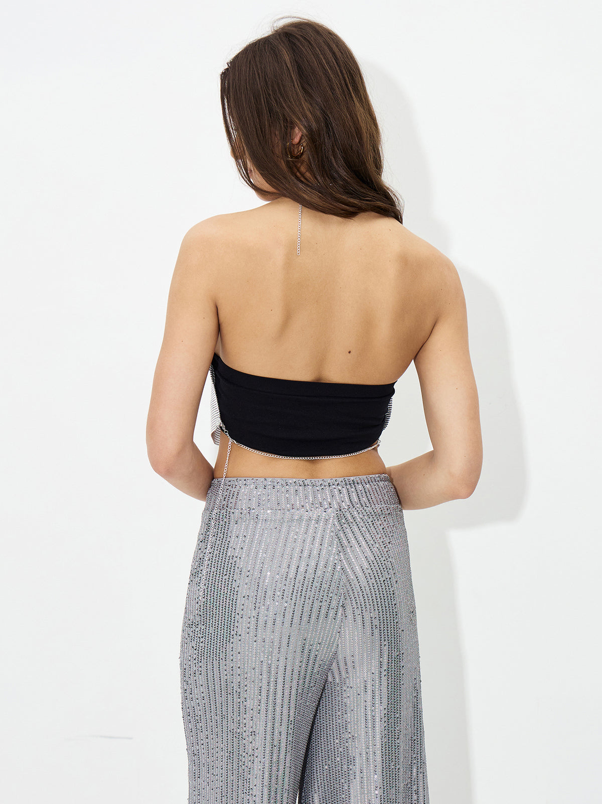 Open Back Halter Top 1244412