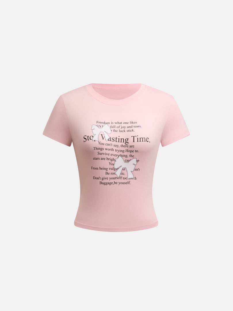 Printed Pullover T-Shirt 1282572