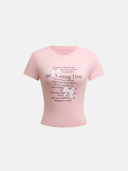 Printed Pullover T-Shirt 1282572