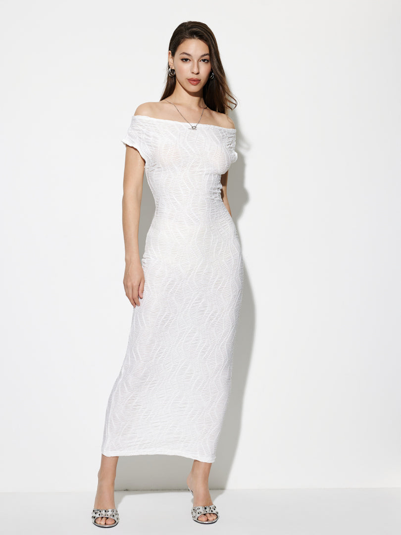 Sheer Bodycon Dress 1276542