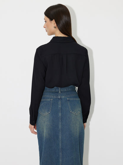 Placket Blouse 119392