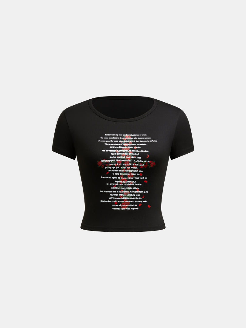 Printed Pullover T-Shirt 1272292