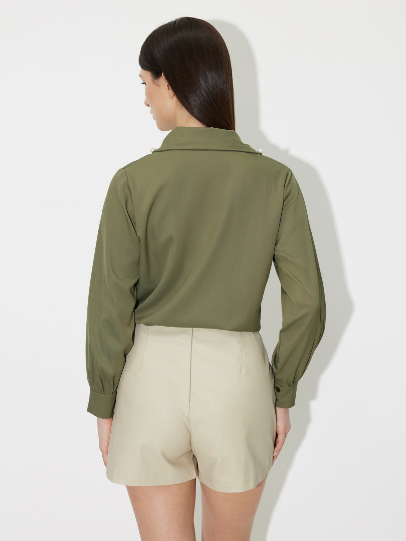 Beaded Detail Shirt 120917