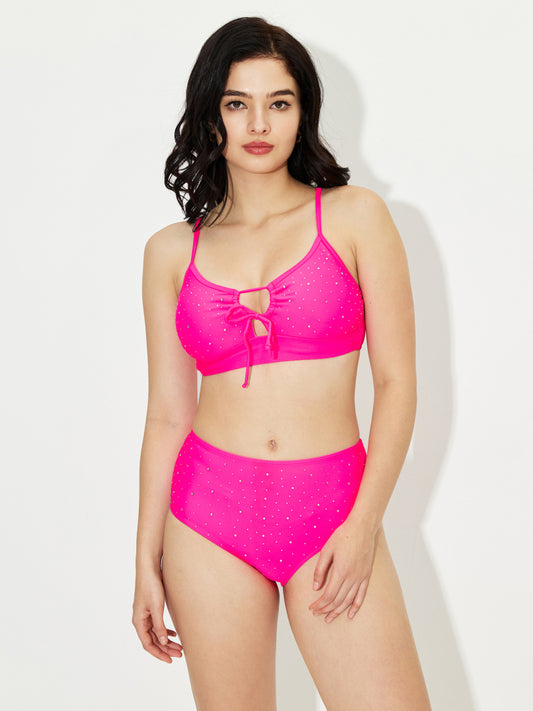 Cut Out Bikini Set 118102