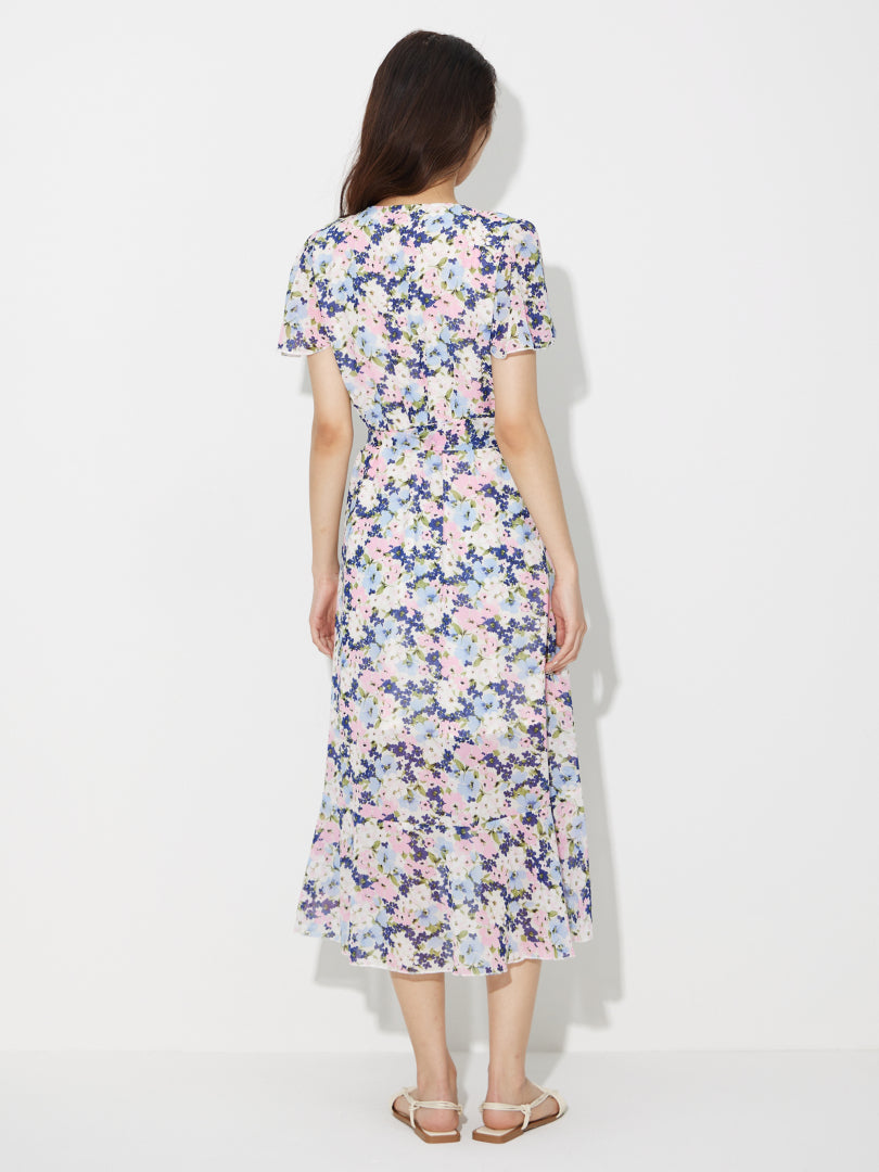 Belted A-Line Dress 120883