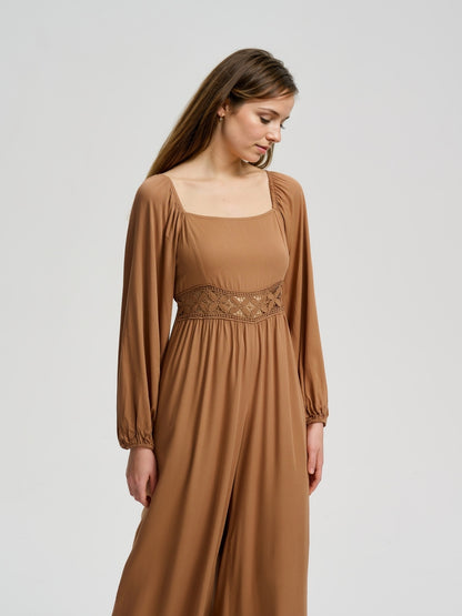 Lace-trimmed Jumpsuit 113967