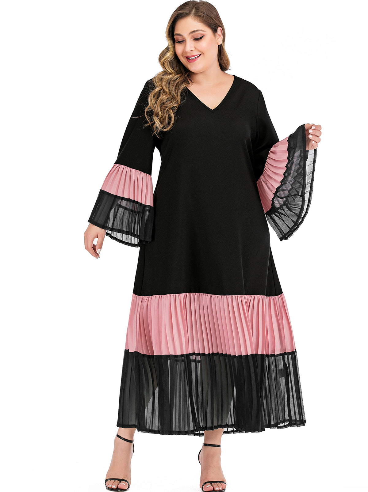 Color Block Arabian Dresses 1245782