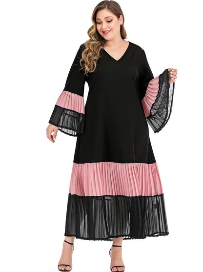 Color Block Arabian Dresses 1245782