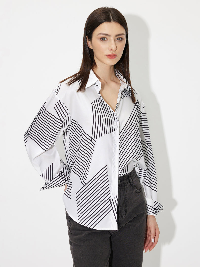 Placket Blouse 119609