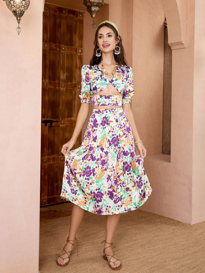 Ruffle Co-ord Set 81184