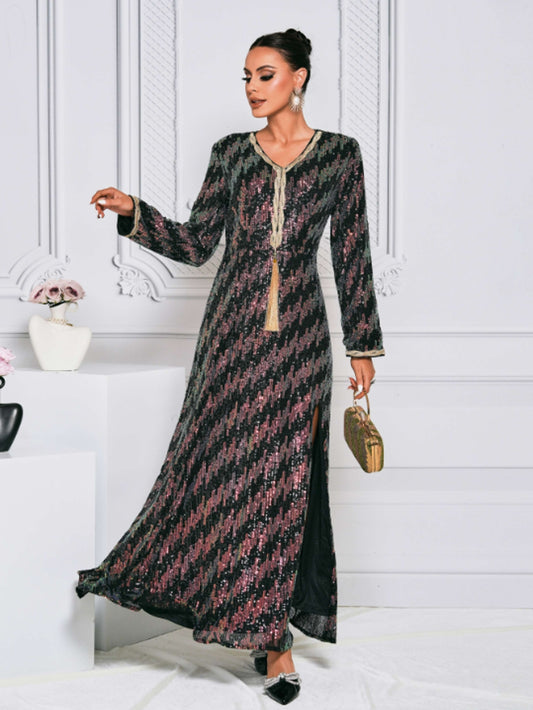 Sequinned Arabian Dresses 1282392