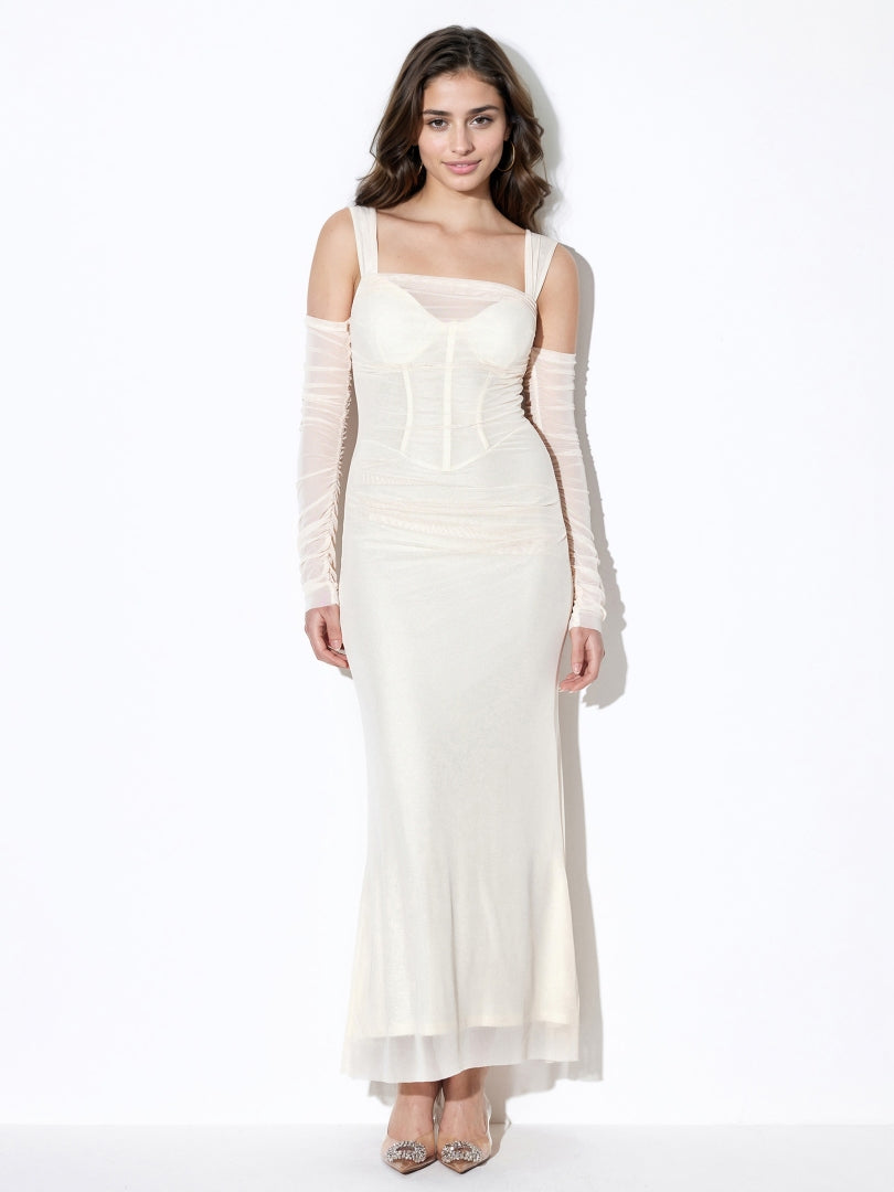 Cold-Shoulder Bodycon Dress 117667