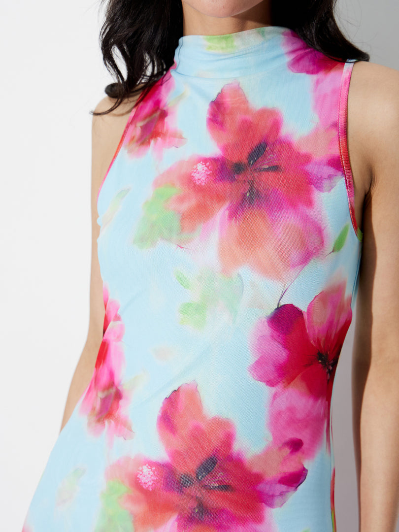 Printed Bodycon Dress 119568
